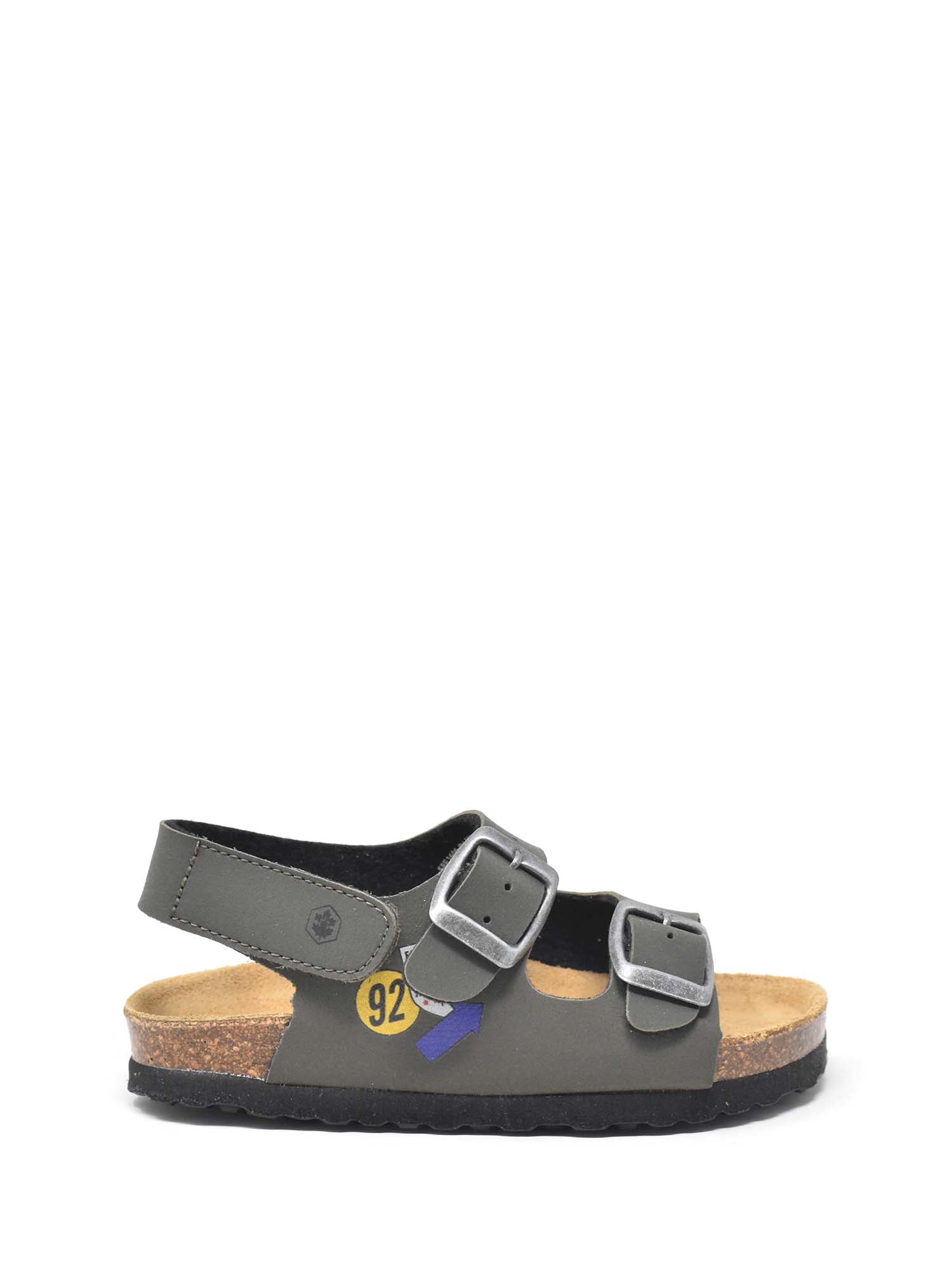 Sandali con strappi Verde Lumberjack