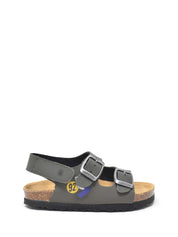 Sandali con strappi Verde Lumberjack