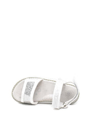 Sandali con strappi Bianco Argento Lumberjack