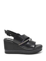 Sandali zeppa Nero Susimoda