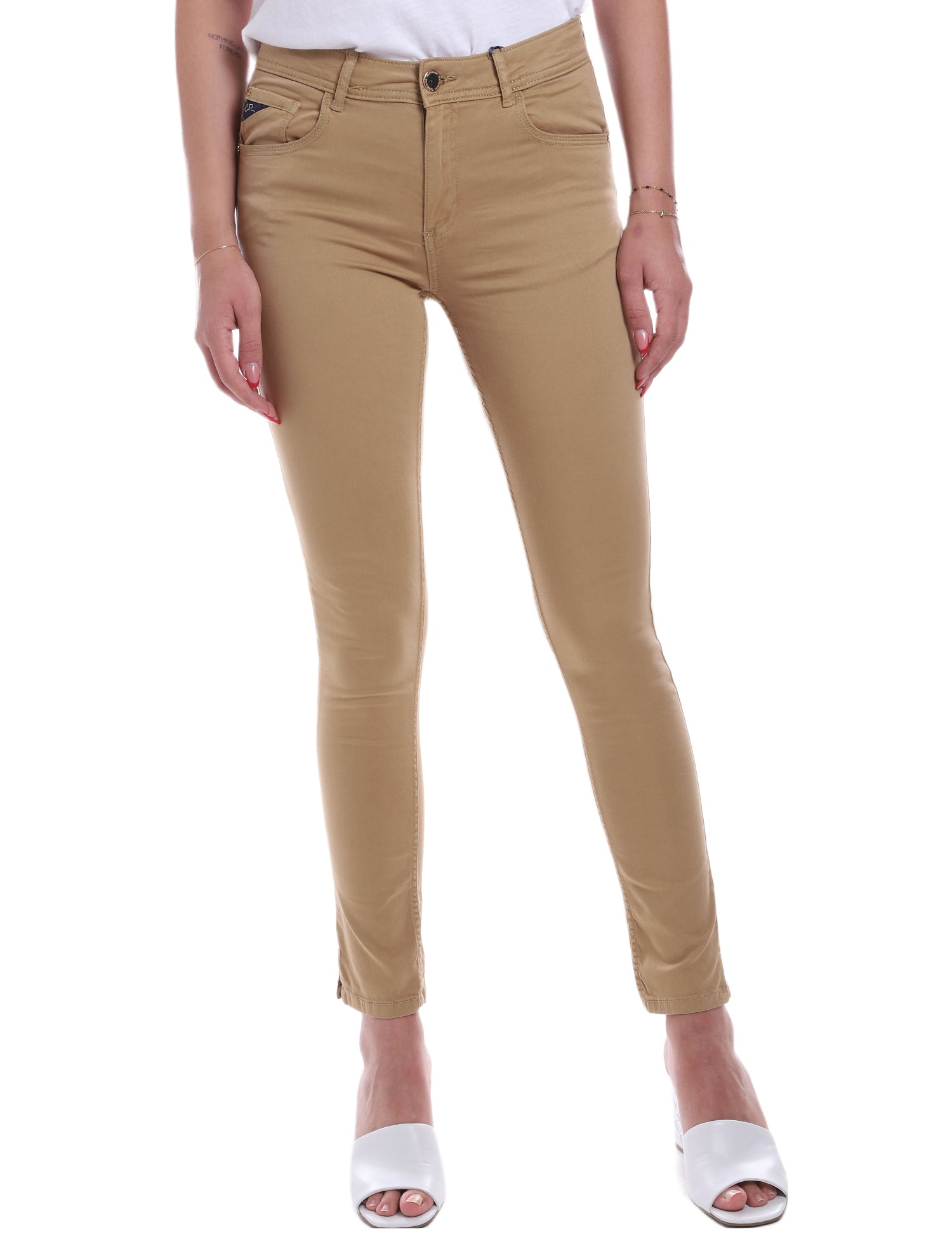 Pantaloni Beige Yes-zee