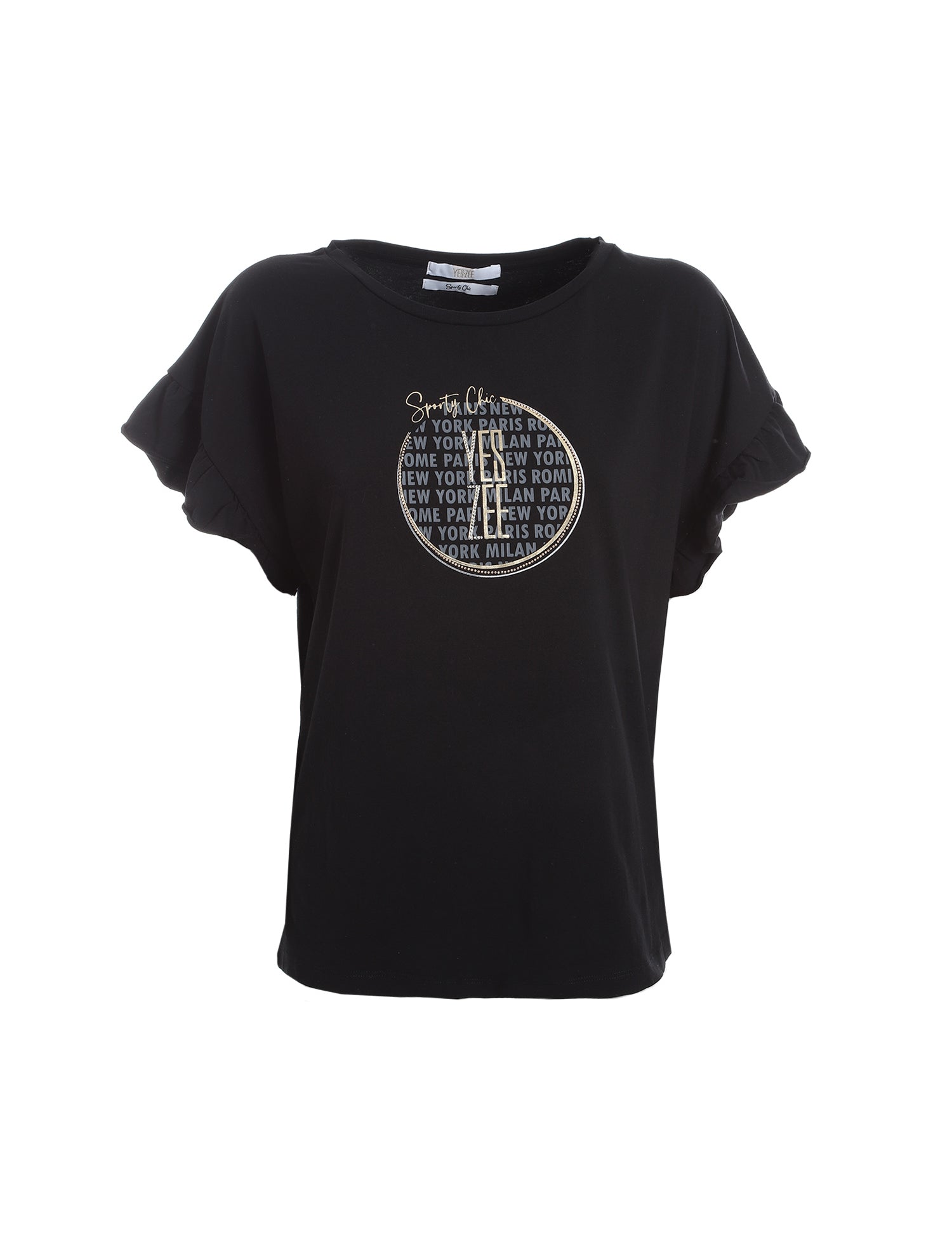 T-shirt Nero Yes-zee