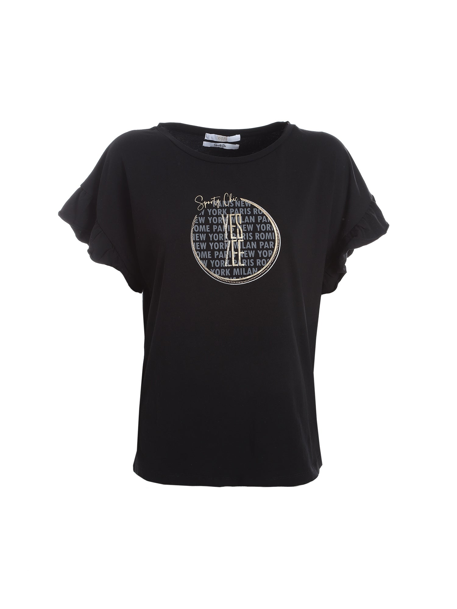 T-shirt Nero Yes-zee