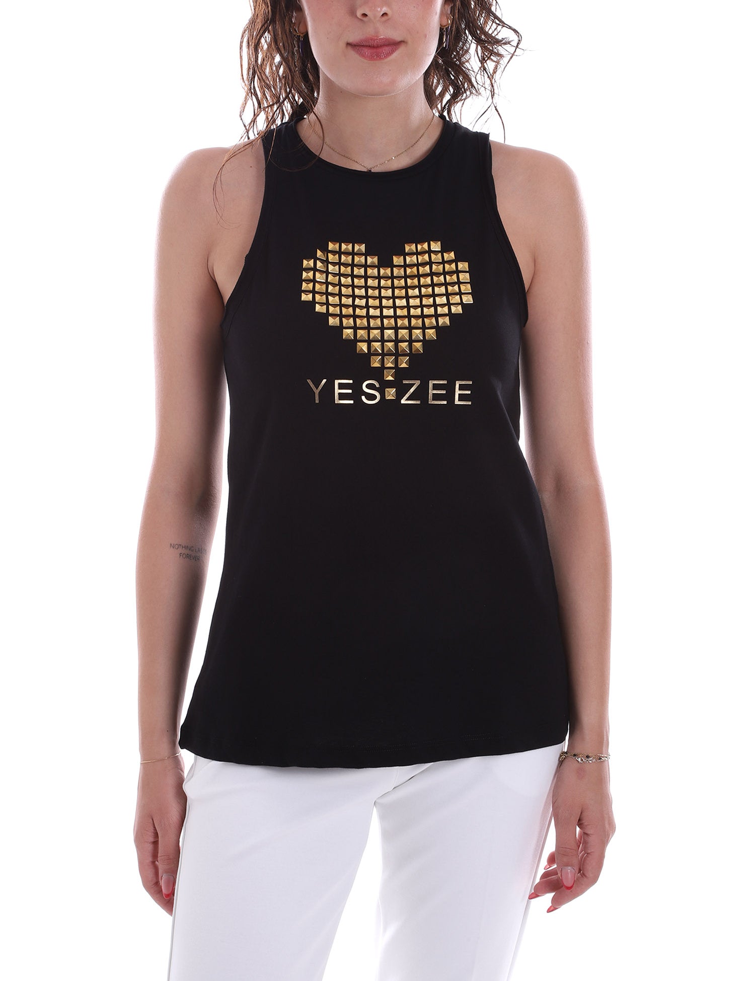 Canotte Nero Yes-zee