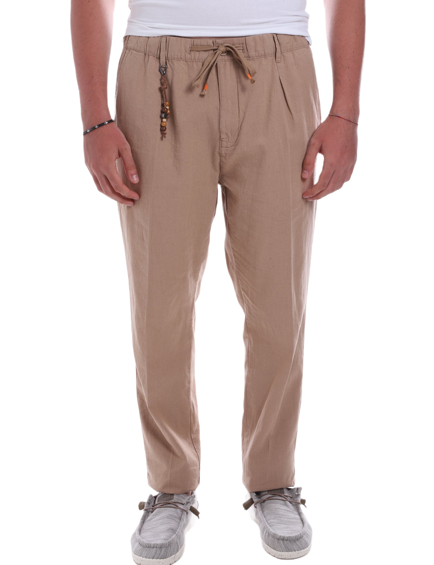 Pantaloni Beige Yes-zee