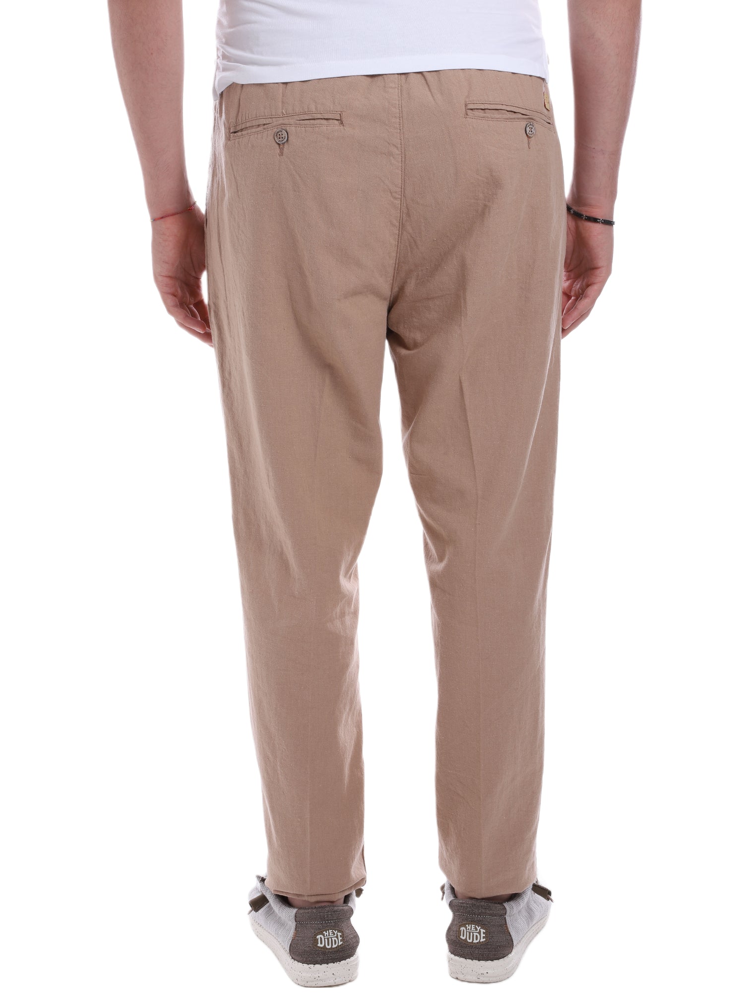 Pantaloni Beige Yes-zee