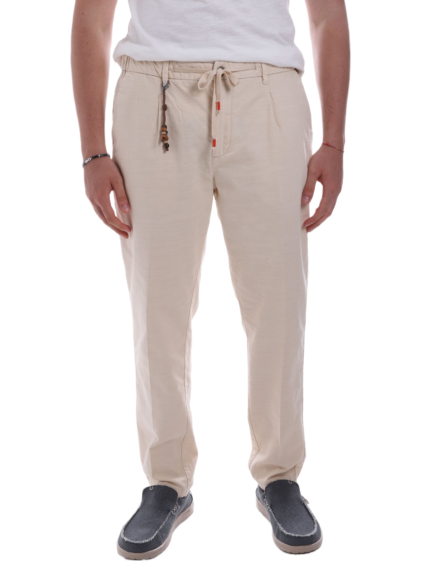 Pantaloni Beige Yes-zee