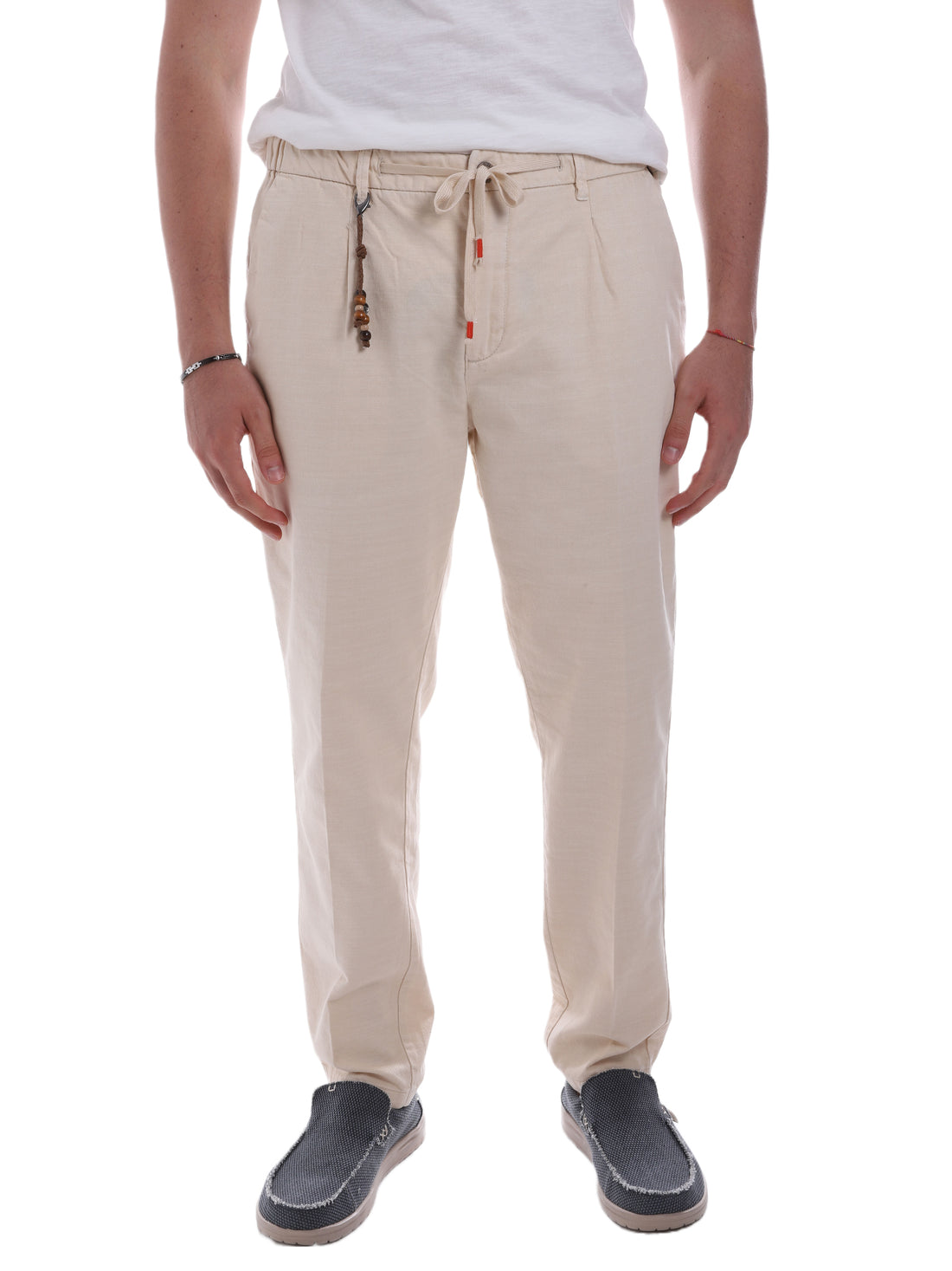 Pantaloni Beige Yes-zee