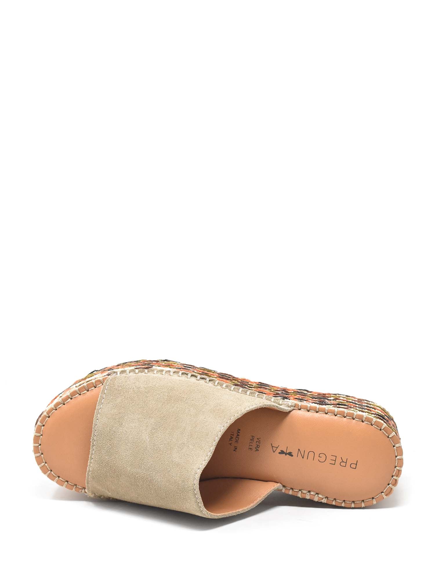 Sandali zeppa Grigio Pregunta