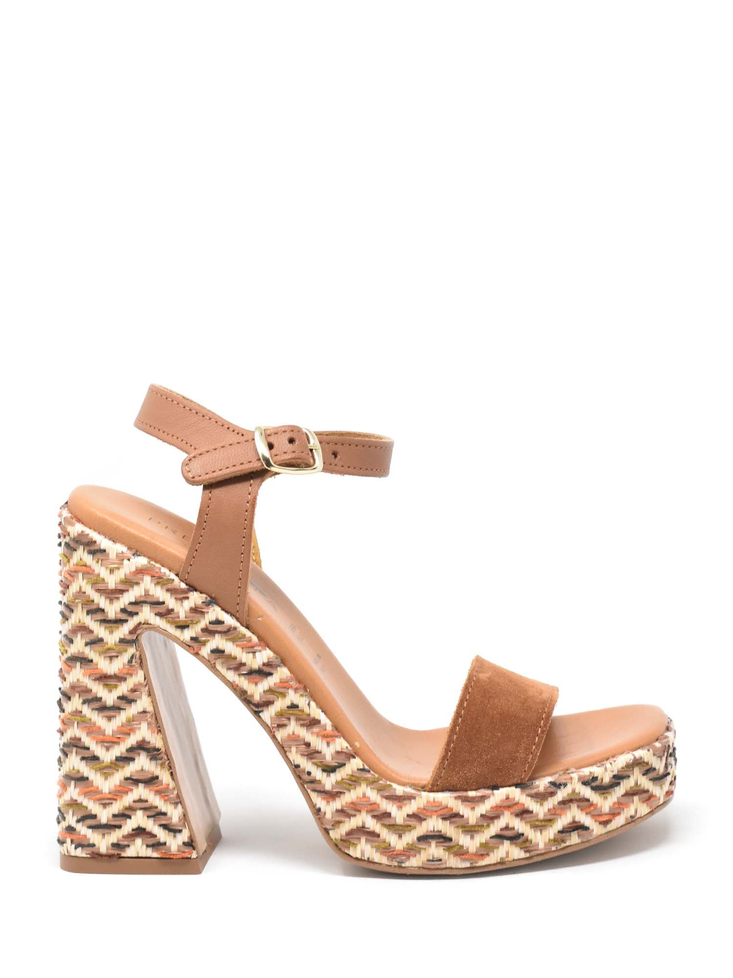 Sandali tacco Marrone Pregunta