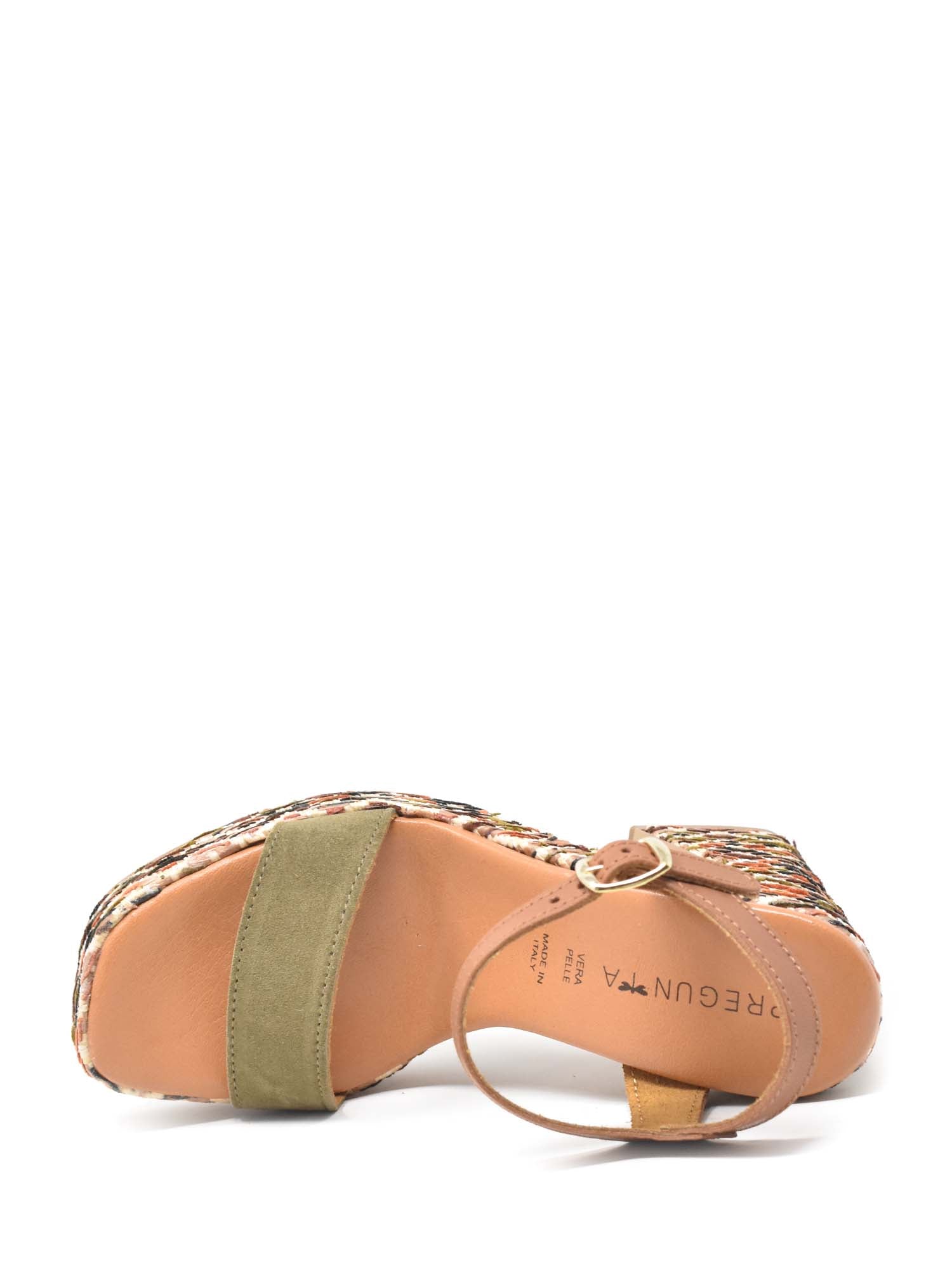 Sandali tacco Verde Pregunta