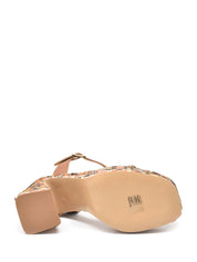 Sandali tacco Verde Pregunta