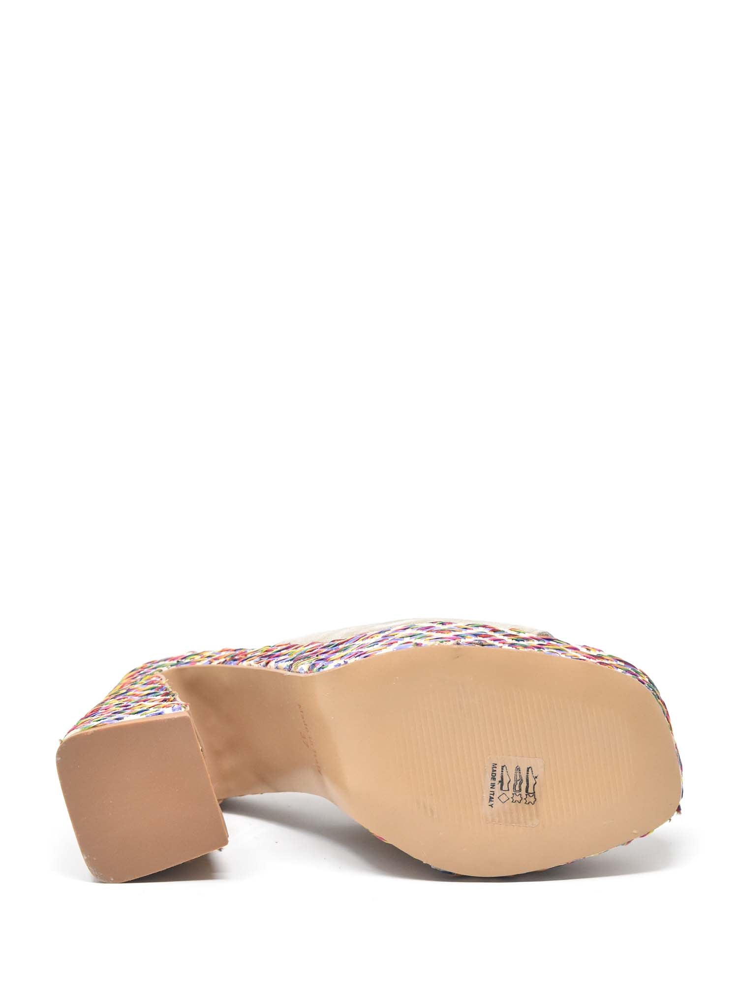 Sandali tacco Beige Pregunta