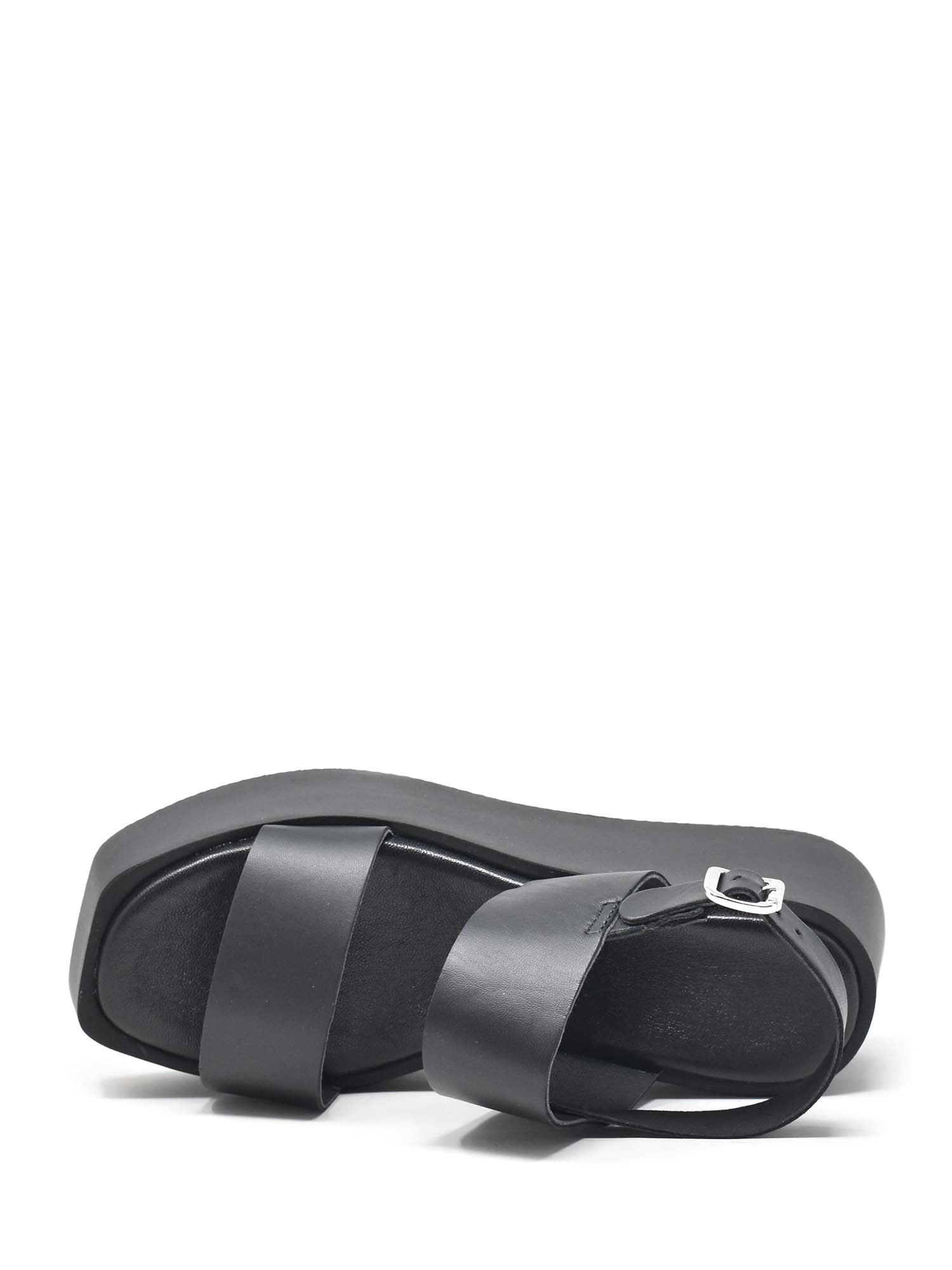 Sandali zeppa Nero Cinzia Soft