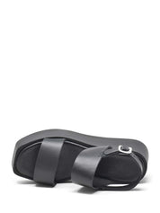 Sandali zeppa Nero Cinzia Soft