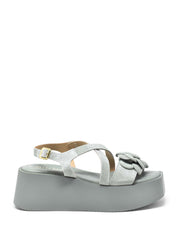 Sandali zeppa Verde Cinzia Soft