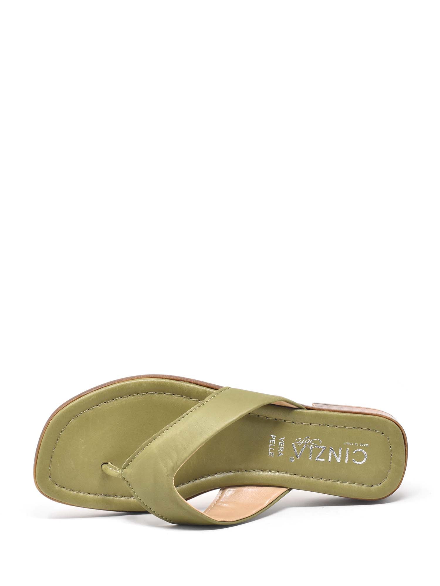 Infradito Verde Cinzia Soft