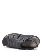 Sandali con strappi Nero Cinzia Soft