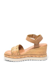 Sandali zeppa Marrone Cinzia Soft