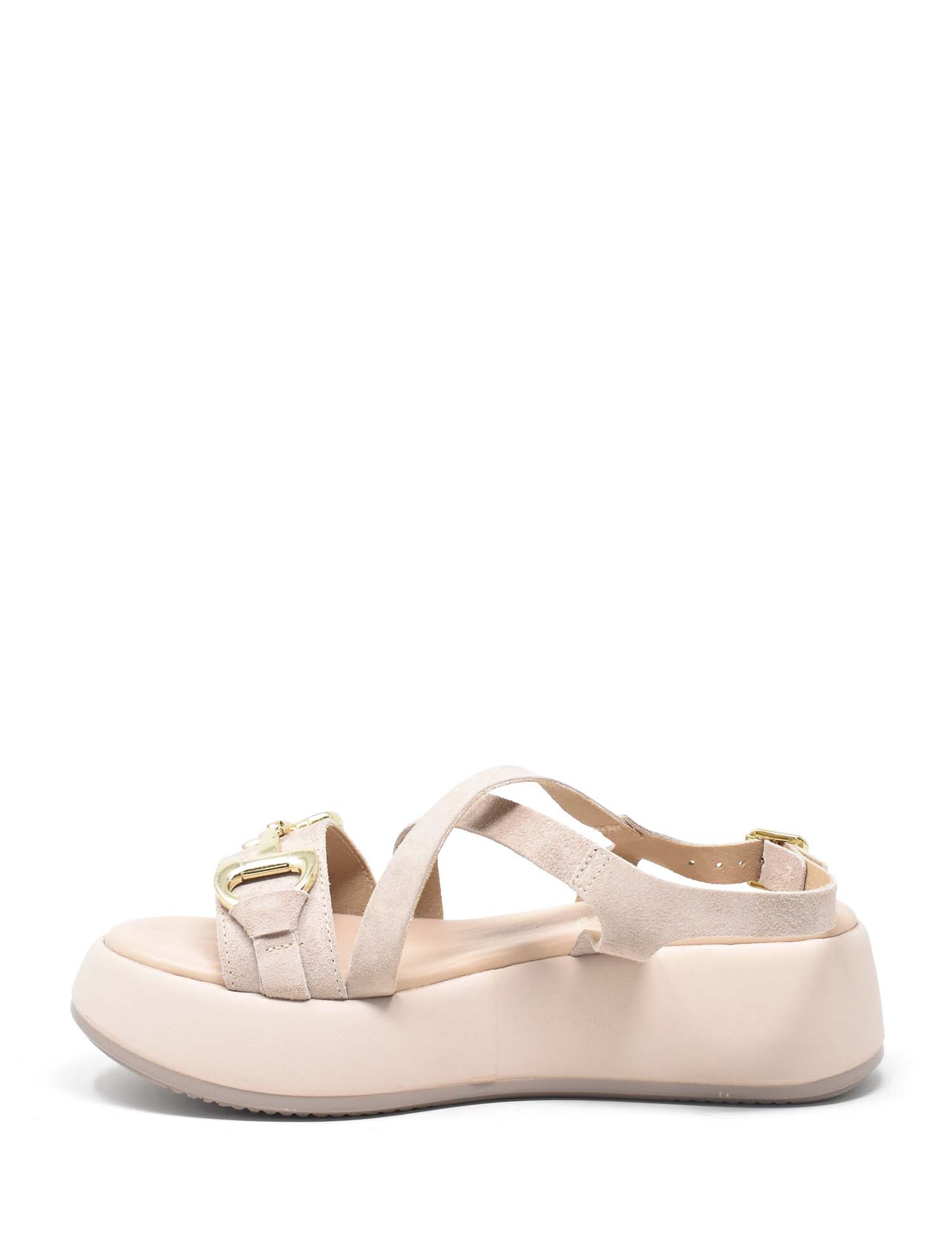 Sandali zeppa Beige Cinzia Soft