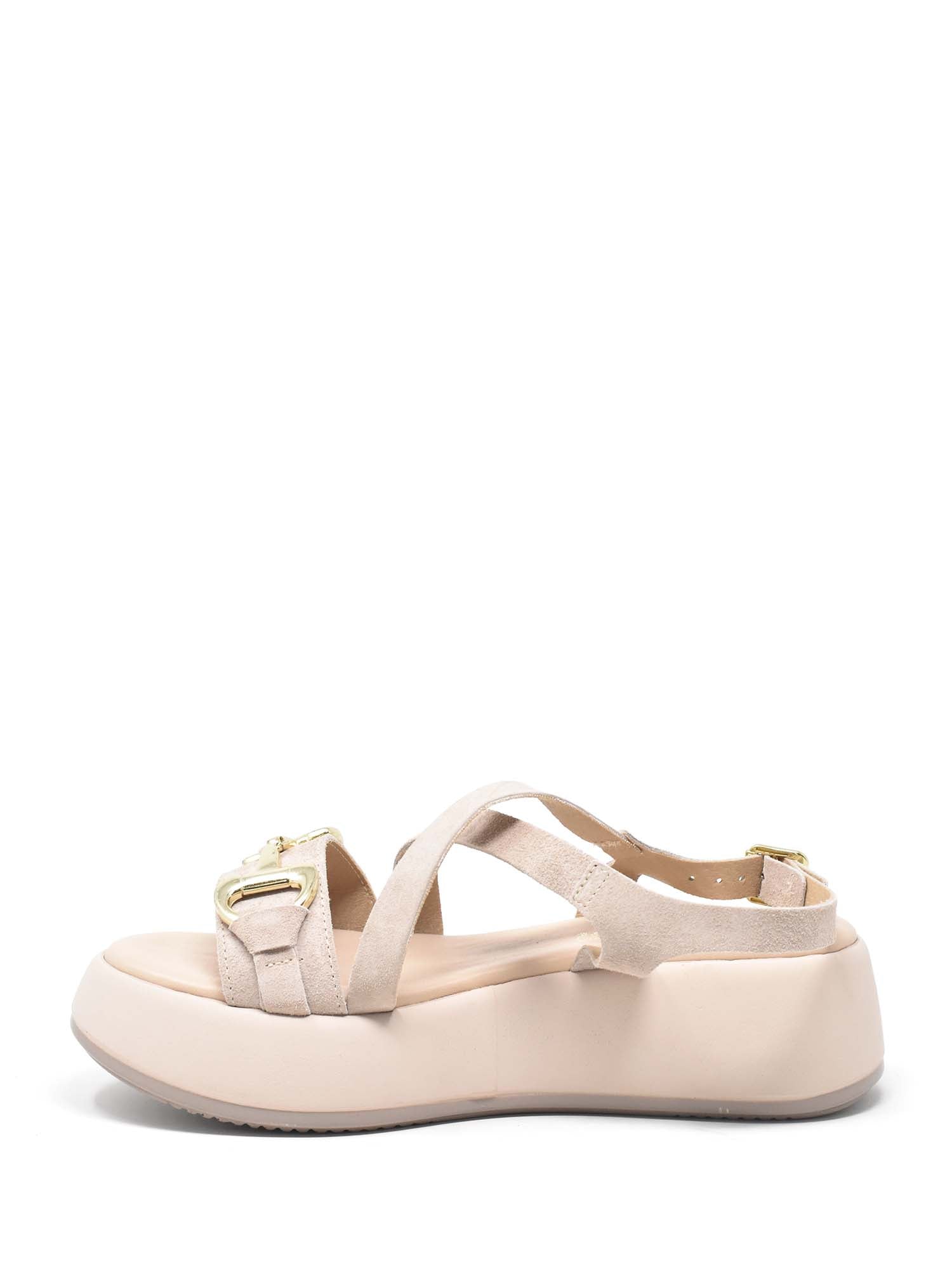 Sandali zeppa Beige Cinzia Soft