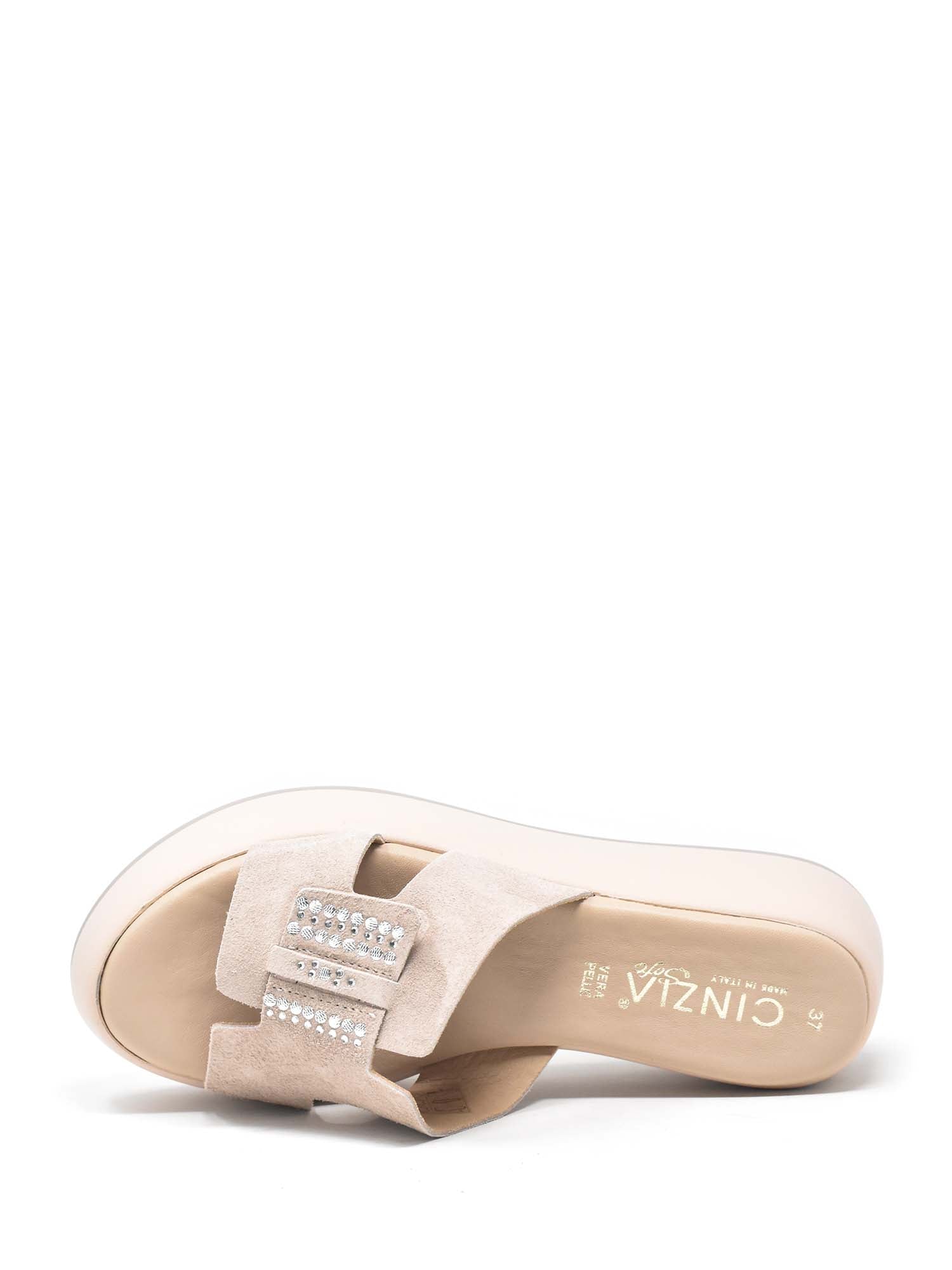 Sandali zeppa Rosa Cinzia Soft