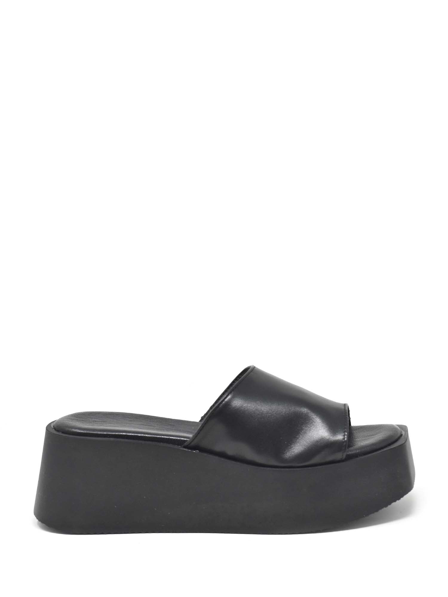 Sandali zeppa Nero Cinzia Soft