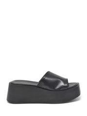 Sandali zeppa Nero Cinzia Soft