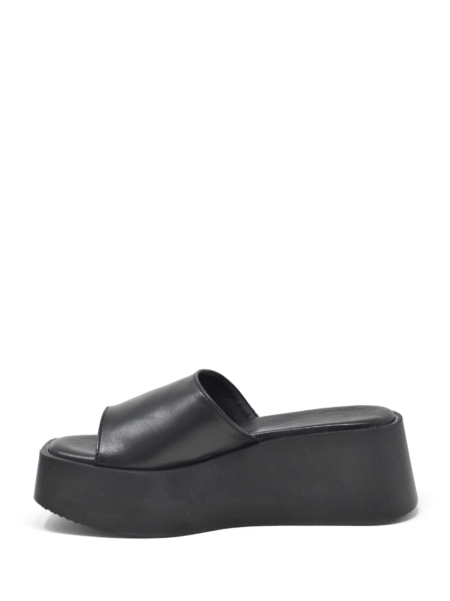 Sandali zeppa Nero Cinzia Soft