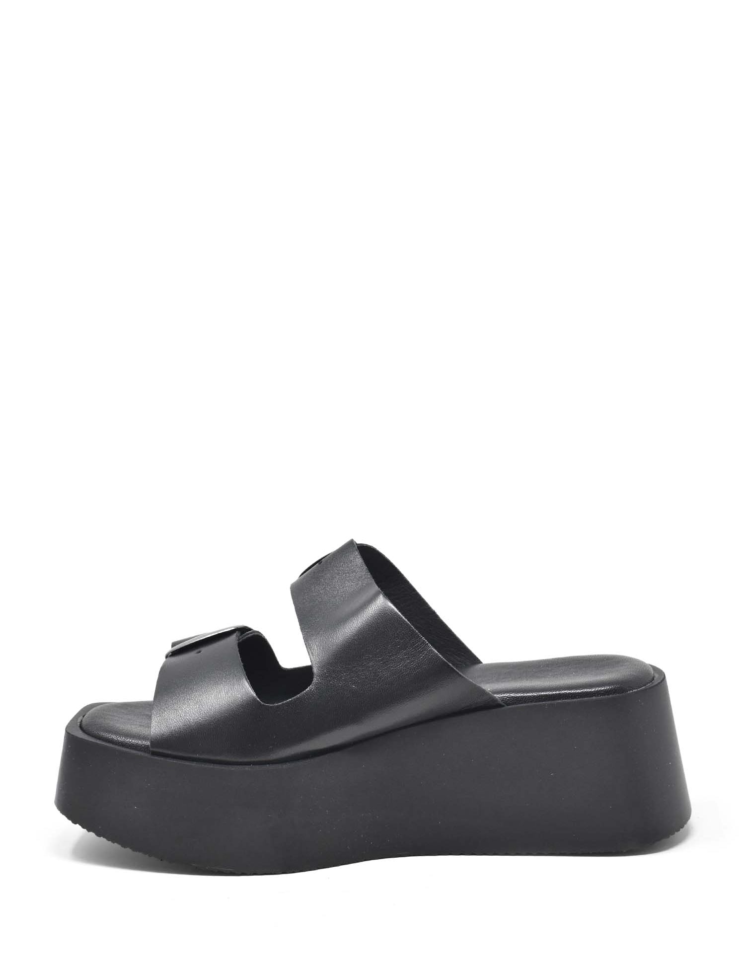 Sandali zeppa Nero Cinzia Soft