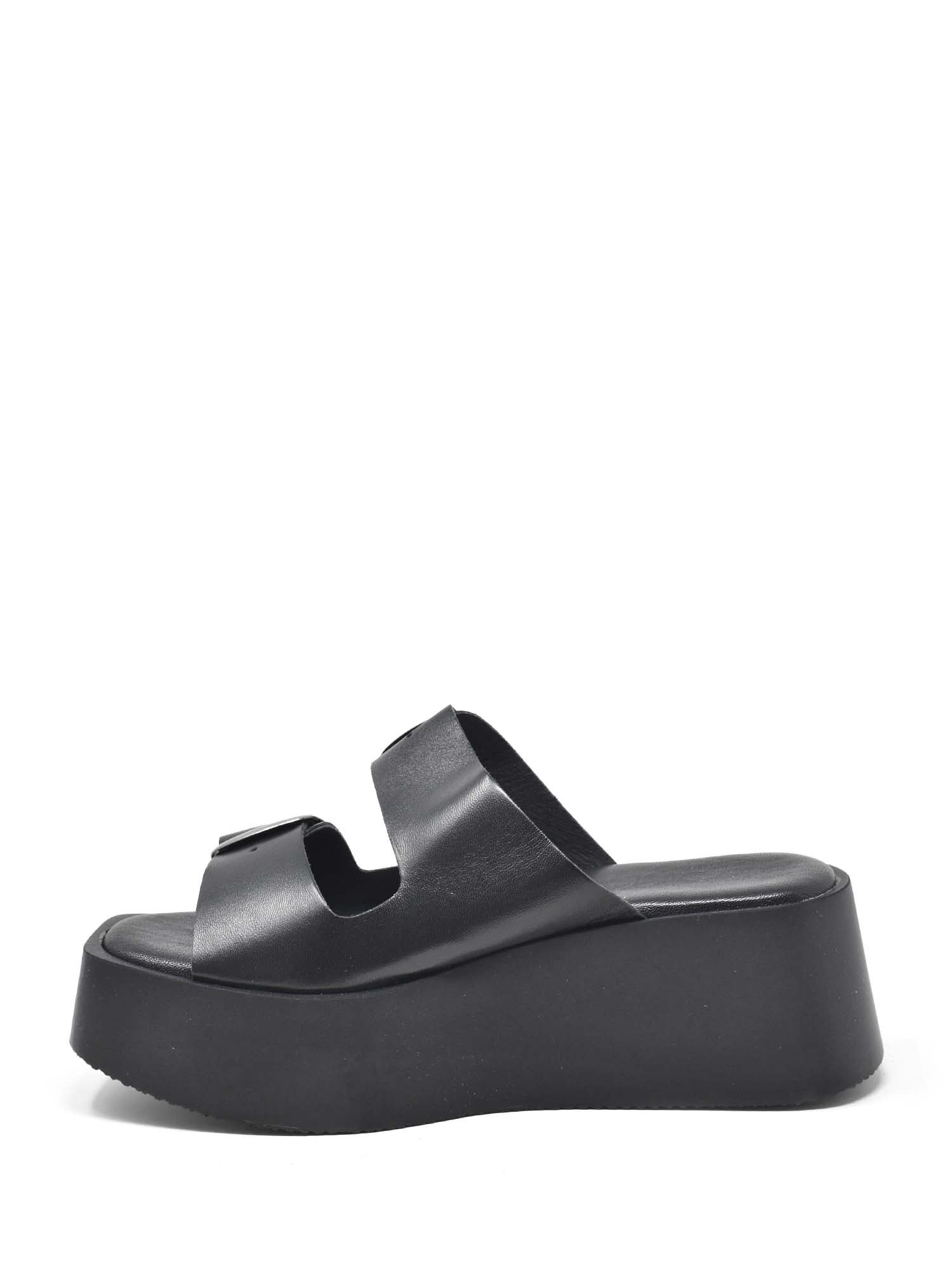 Sandali zeppa Nero Cinzia Soft