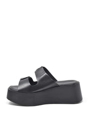 Sandali zeppa Nero Cinzia Soft