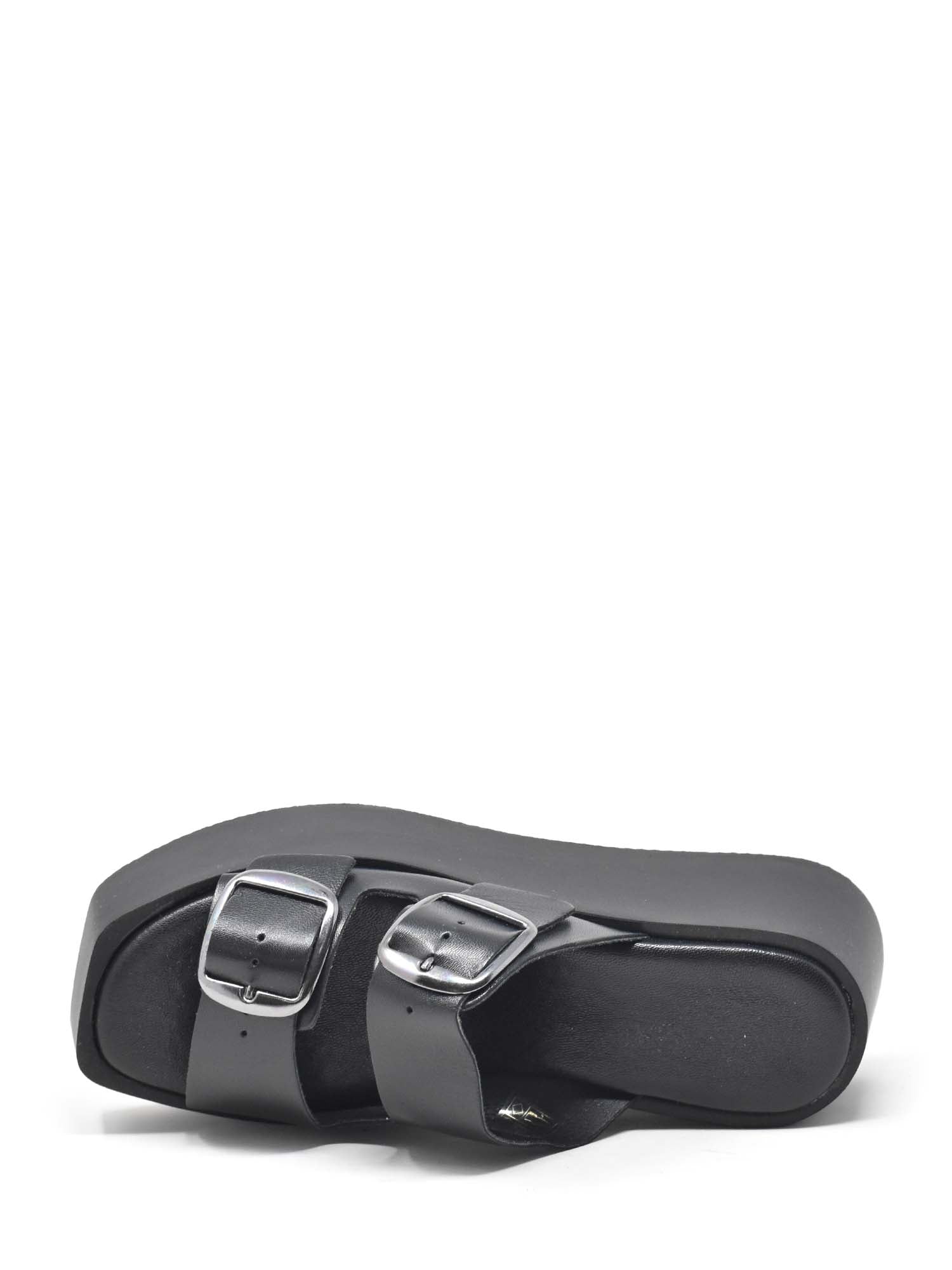 Sandali zeppa Nero Cinzia Soft