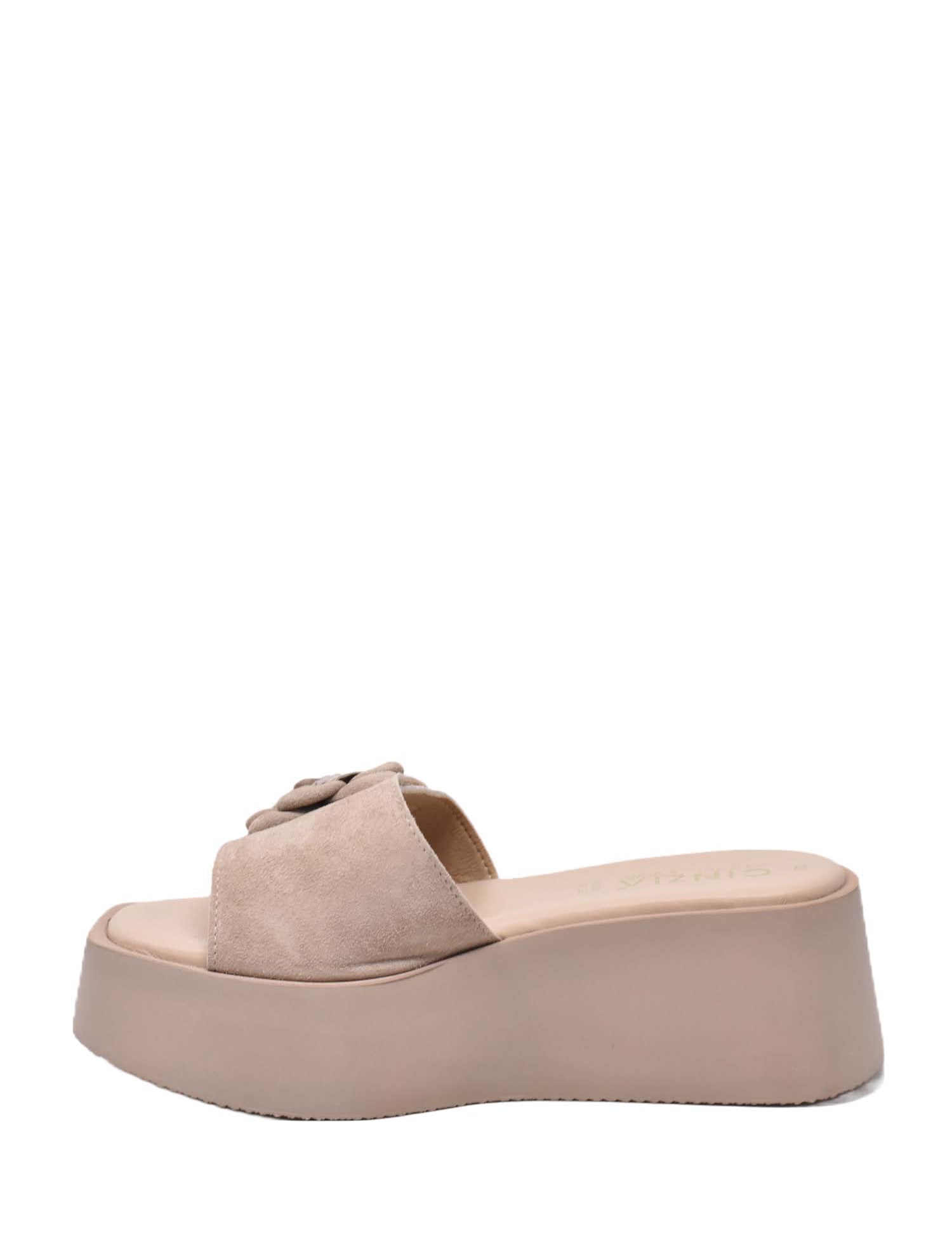 Sandali zeppa Beige Cinzia Soft