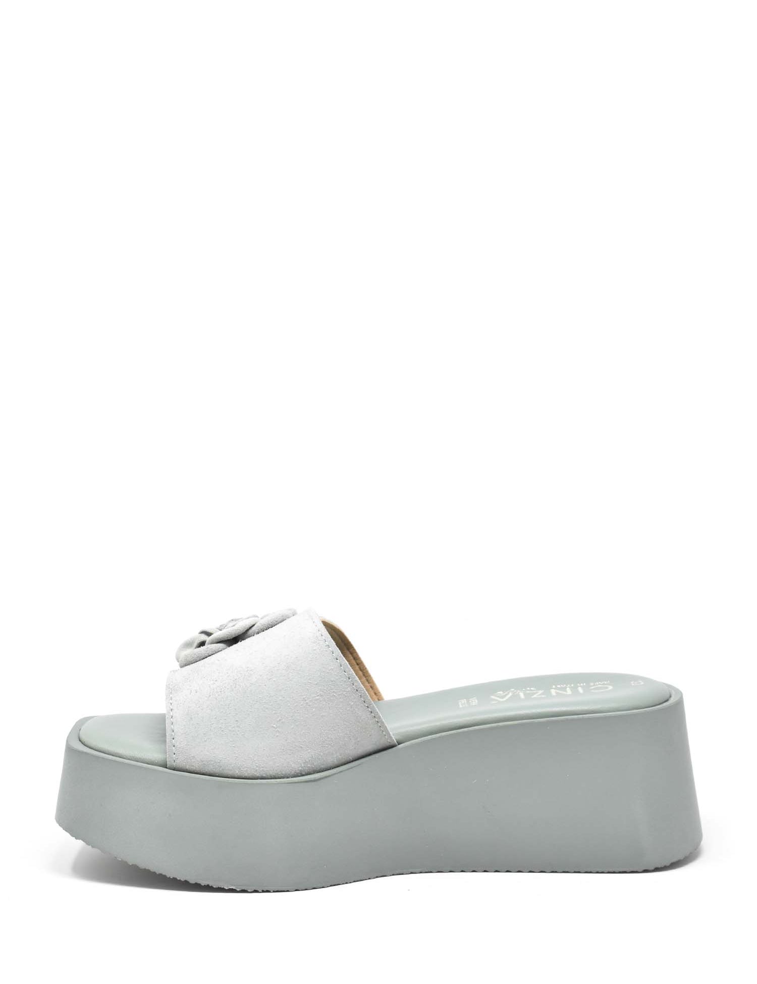 Sandali zeppa Verde Cinzia Soft