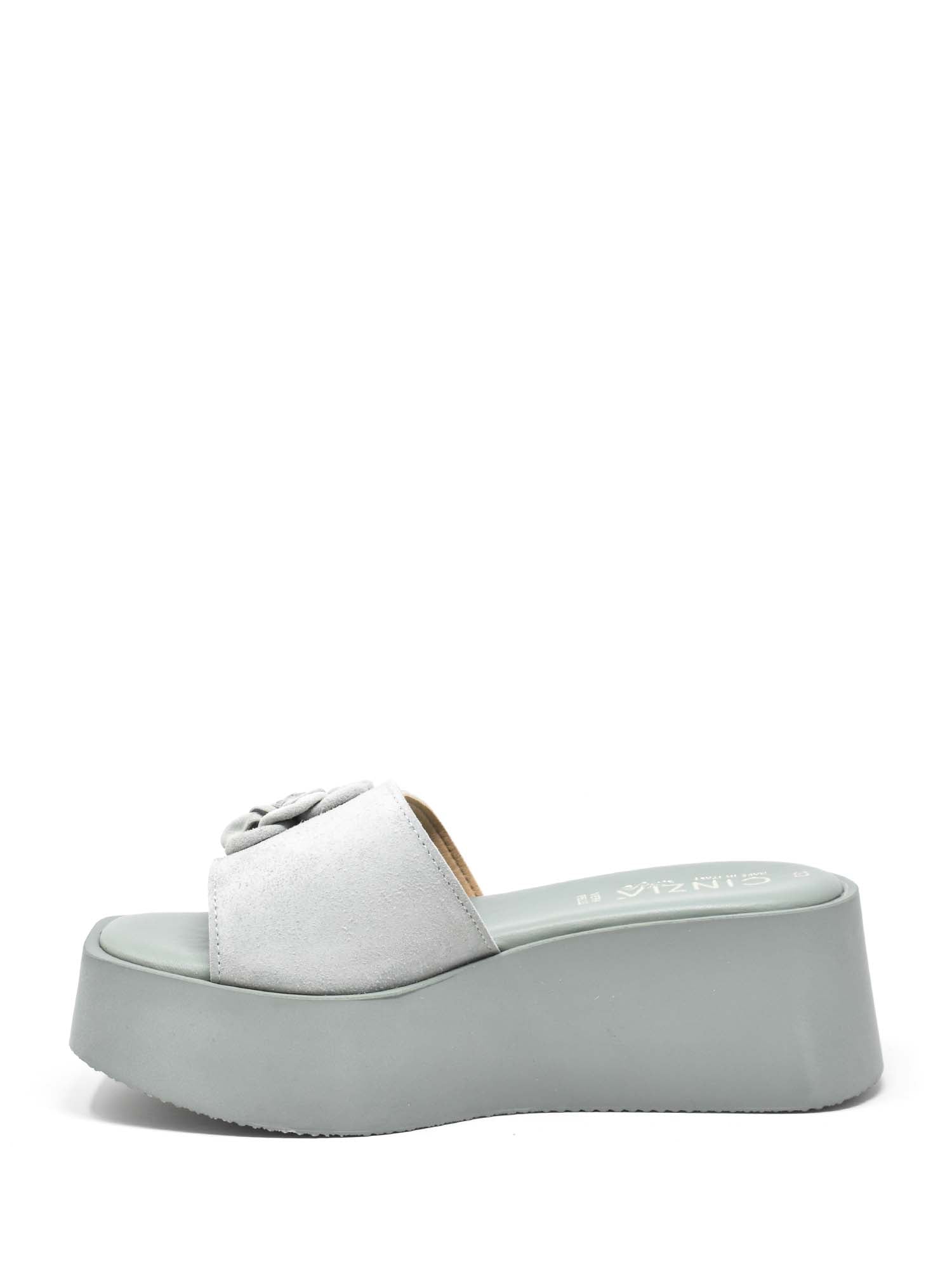 Sandali zeppa Verde Cinzia Soft