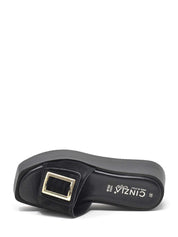 Sandali zeppa Nero Cinzia Soft