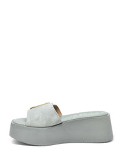 Sandali zeppa Verde Cinzia Soft