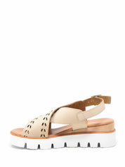 Sandali zeppa Beige Cinzia Soft