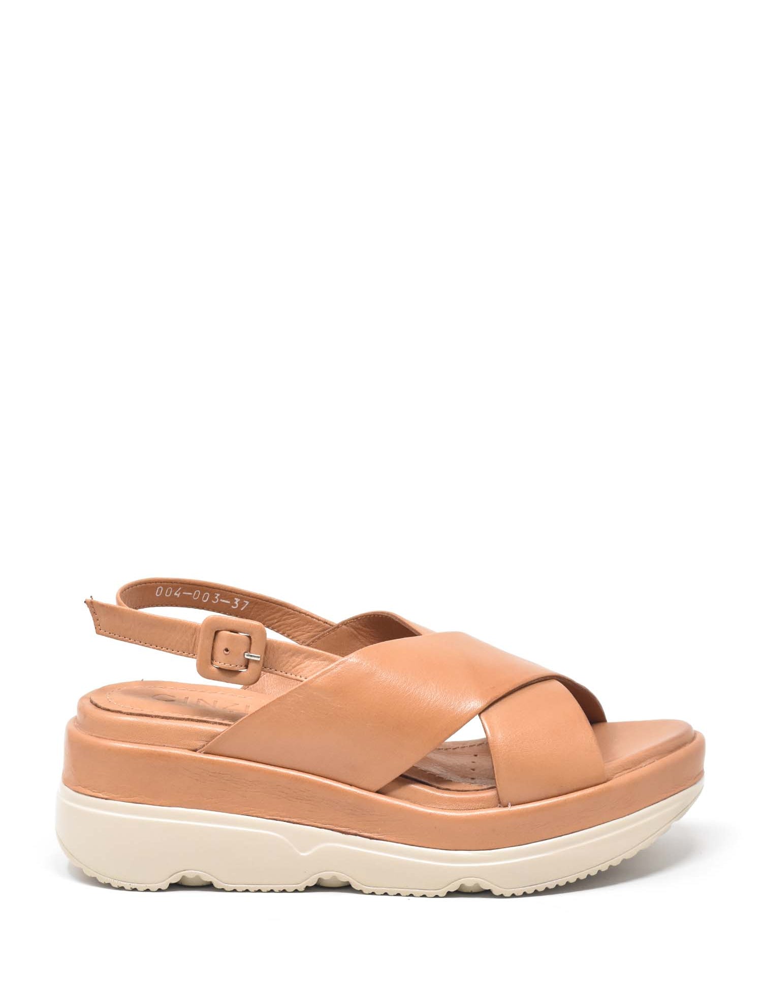 Sandali zeppa Marrone Cinzia Soft