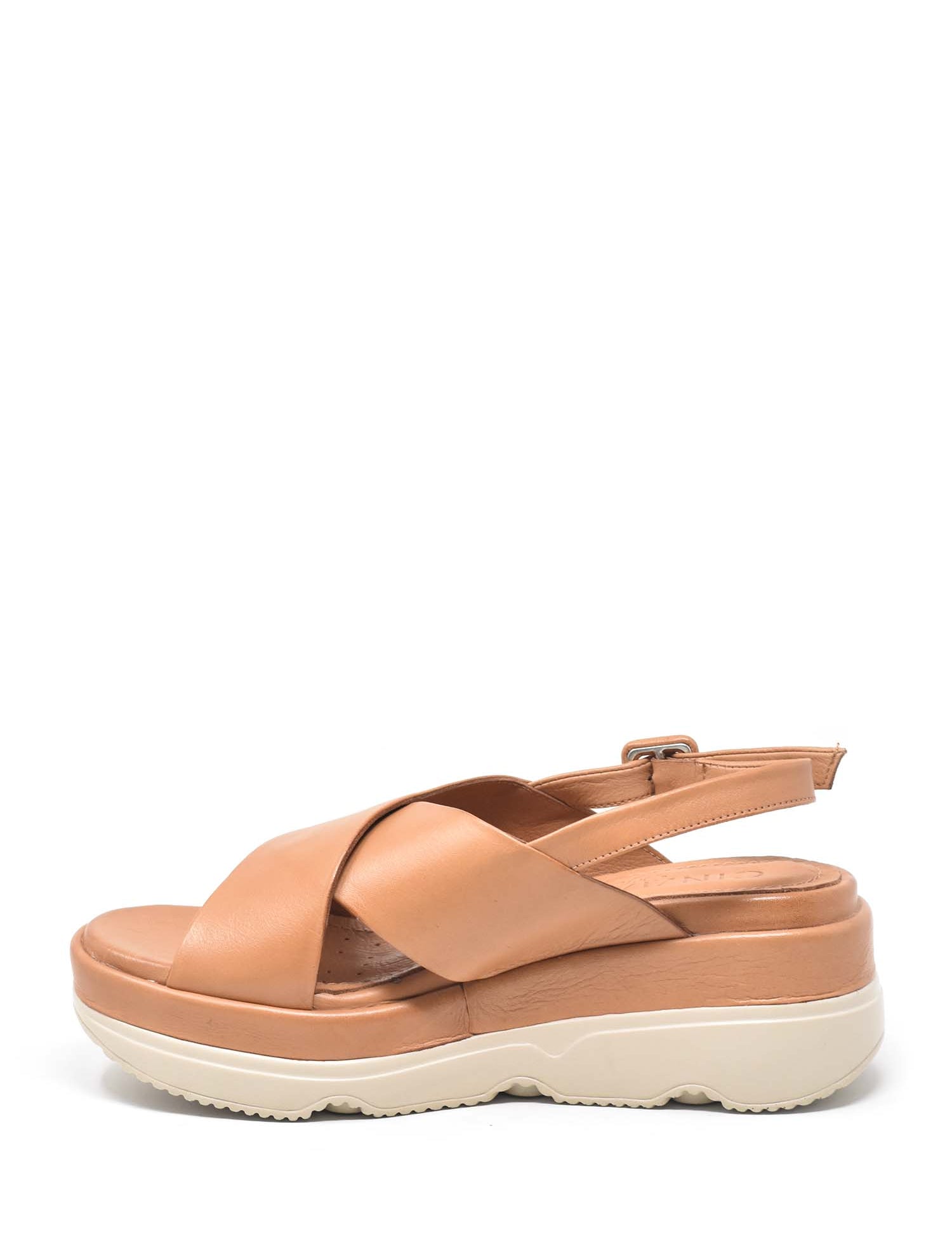 Sandali zeppa Marrone Cinzia Soft