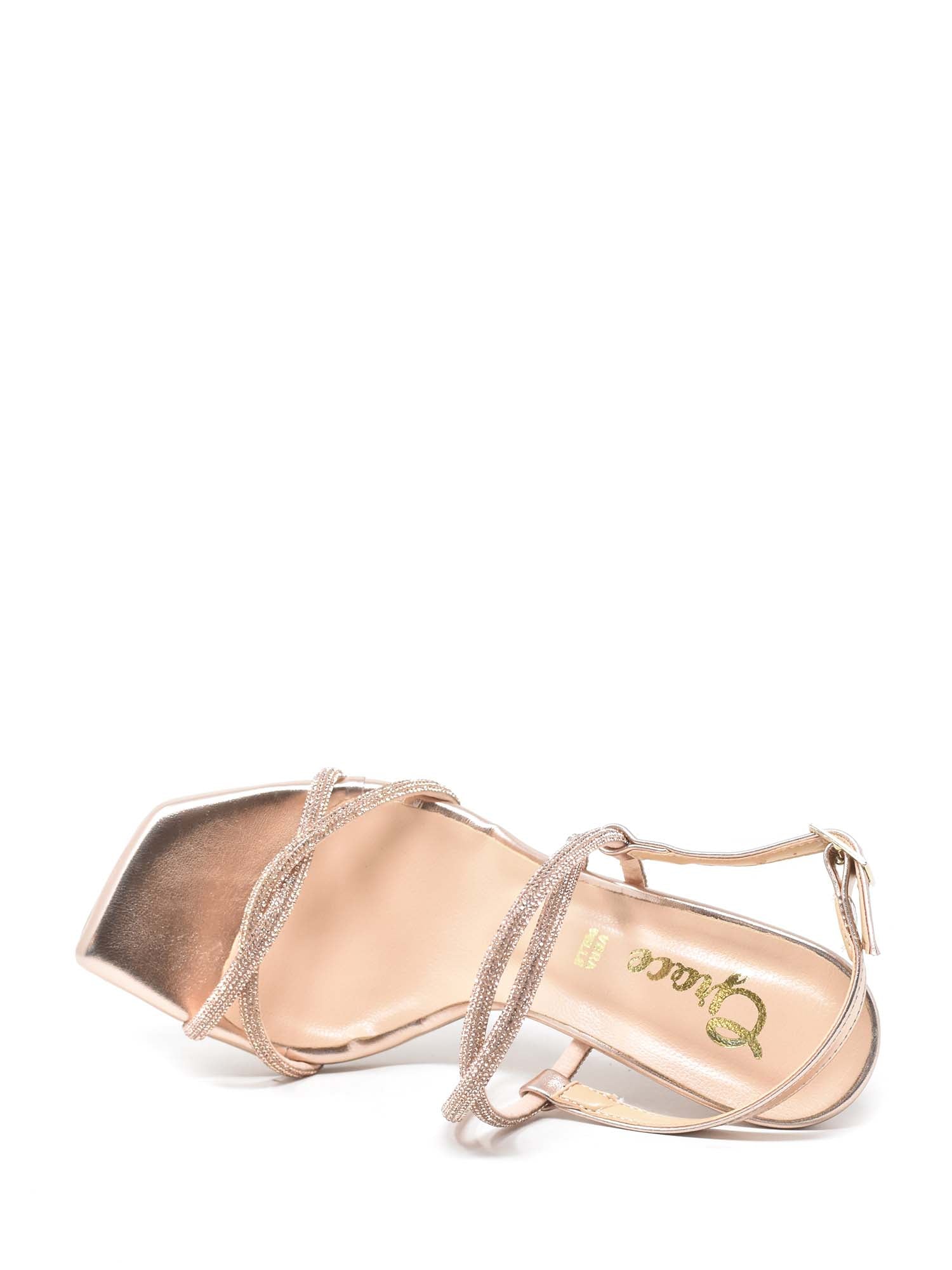 Sandali tacco Oro Rosa Grace Shoes