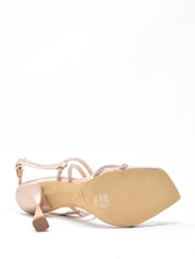 Sandali tacco Oro Rosa Grace Shoes