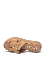 Sandali zeppa Marrone Cinzia Soft