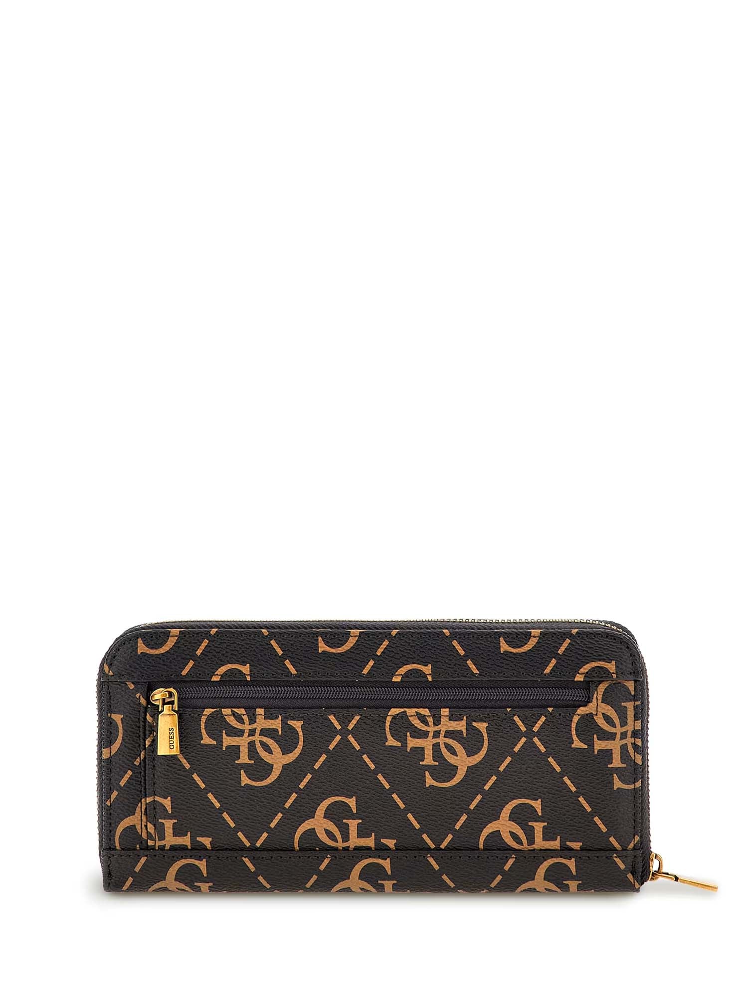 Portafogli Nero E Marrone Guess