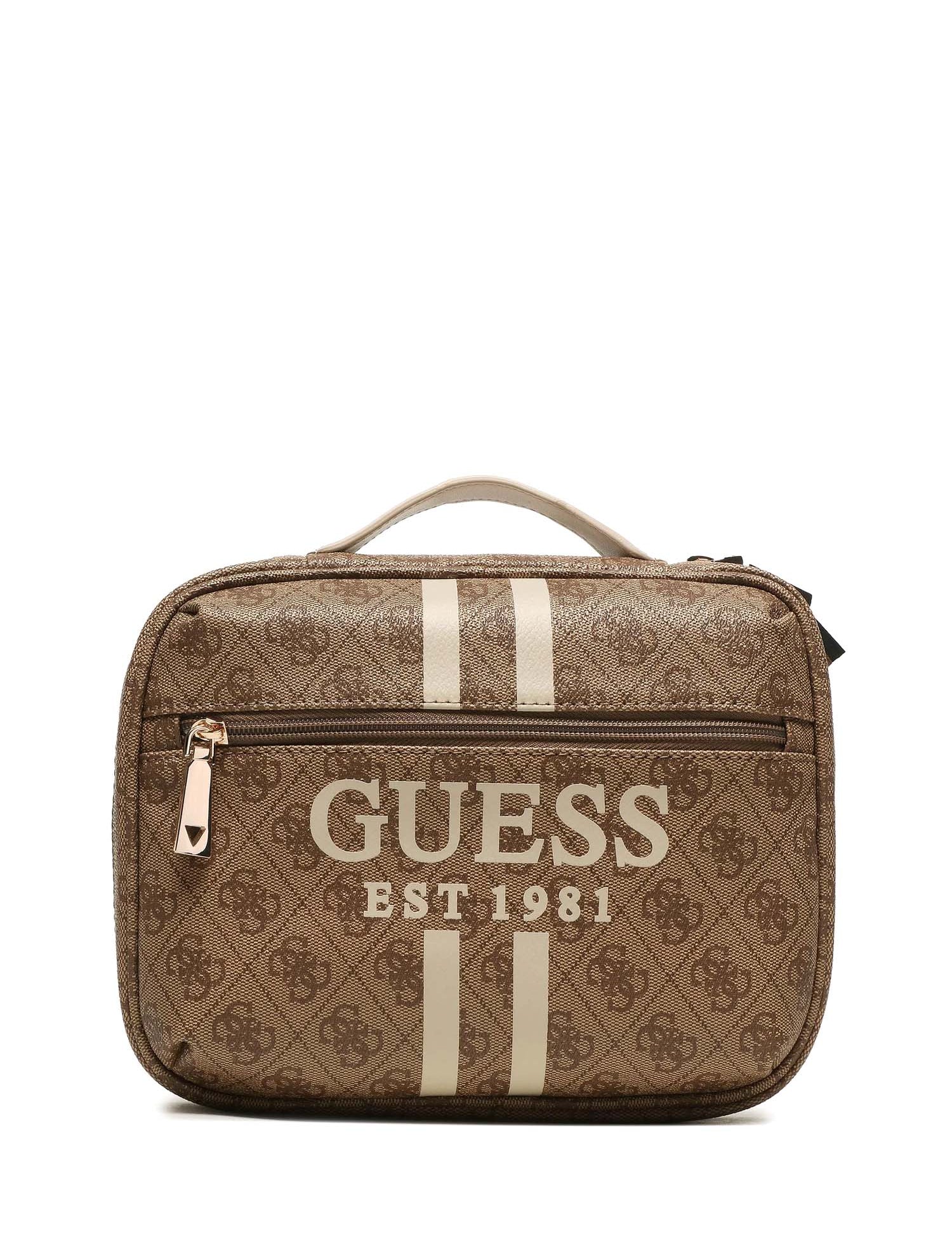 Beauty case Marrone Guess