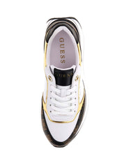 Sneakers Bianco E Marrone Guess