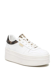 Sneakers Bianco Marrone Guess