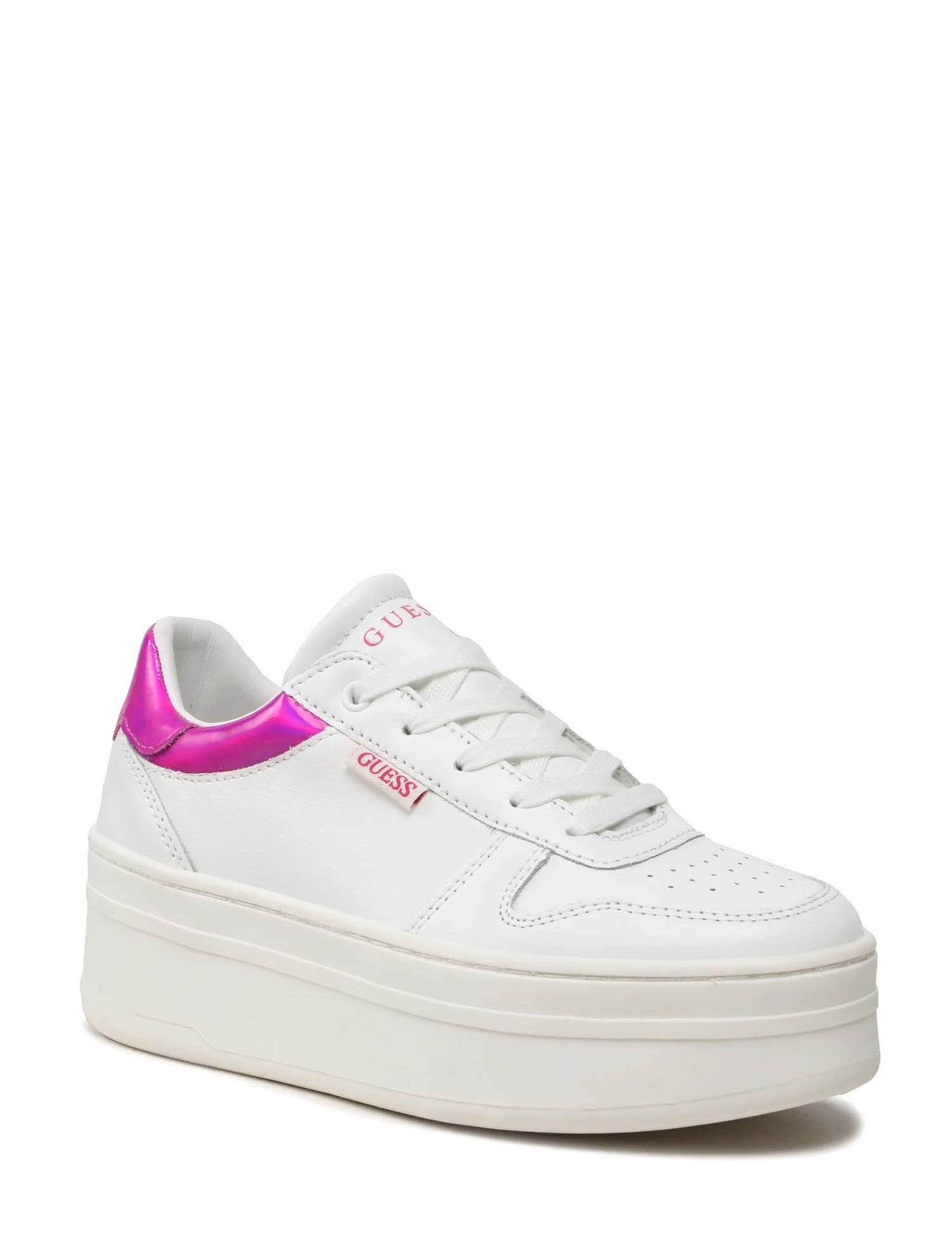 Sneakers Bianco Fucsia Guess