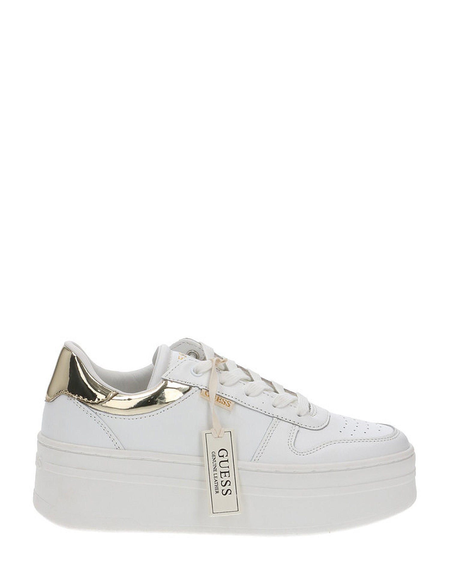 Sneakers Bianco Oro Guess